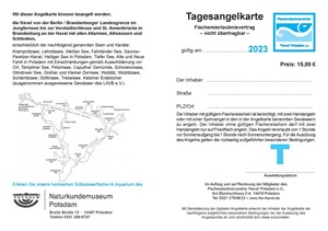 Bild von DS1 - Digitale Tagesangelkarte Havel und Seen