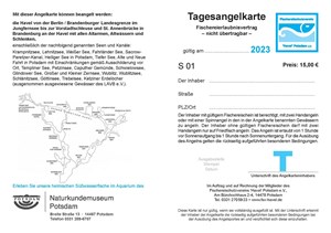 Bild von S01 - Tagesangelkarte Havel und Seen